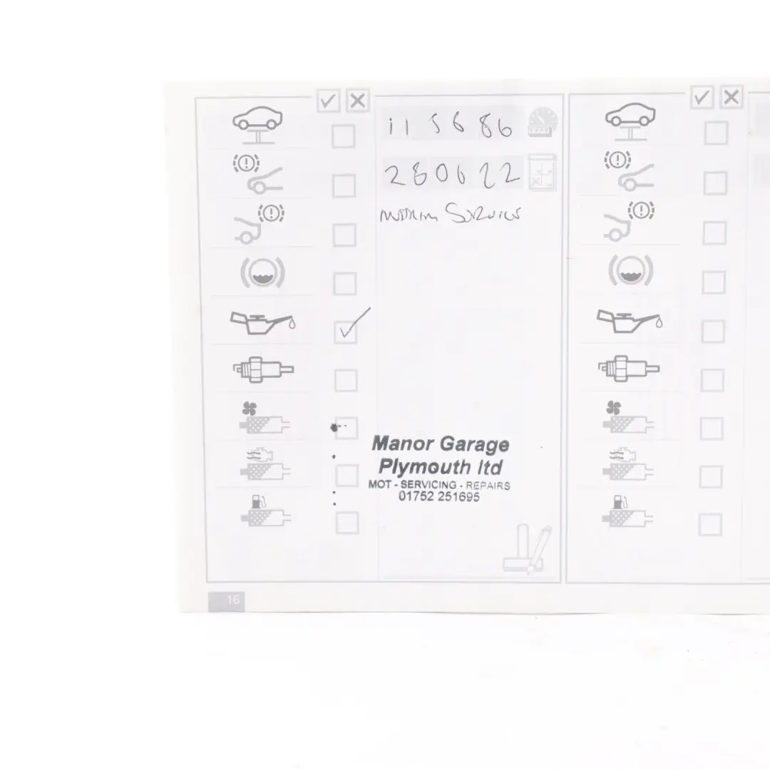 BMW E90 E91 LCI Service Booklet Owner's Handbook Pouch Case - SKU 2609231 - Part number 2609231