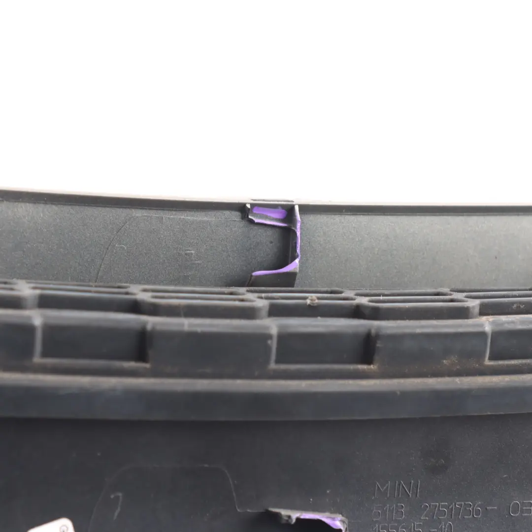 Mini Cooper S R55 R56 Bonnet Hood Air Inlet Grille Sparkling Silver A60 - SKU 2751736-SS - Part number 2751736