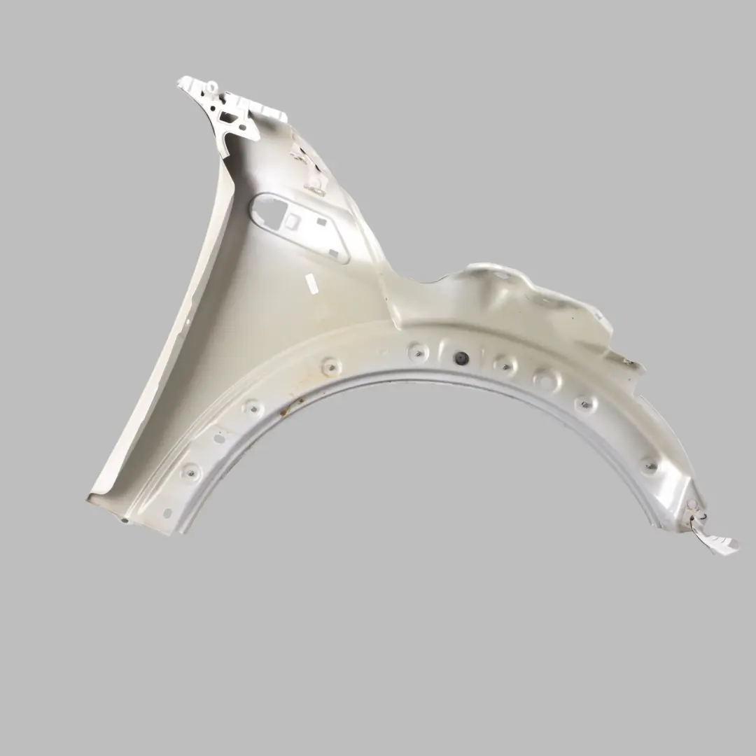 Side Wing Panel Mini R56 R57 Fender Front Left N/S White Silver - A62 to with Part number 2754725 Side Wing Panel Mini R56 R57 Fender Front Left N/S White Silver - A62 - SKU 2754725-WS - Part number 2754725