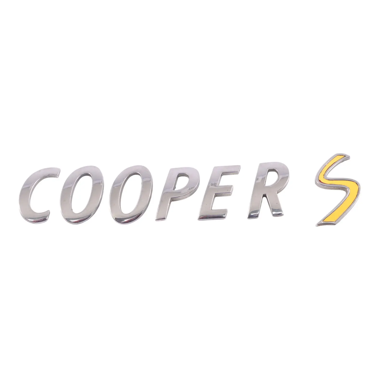 Mini Cooper R53 R55 R56 R57 Tapa del maletero Cooper S Lettering Emblem Logotipo