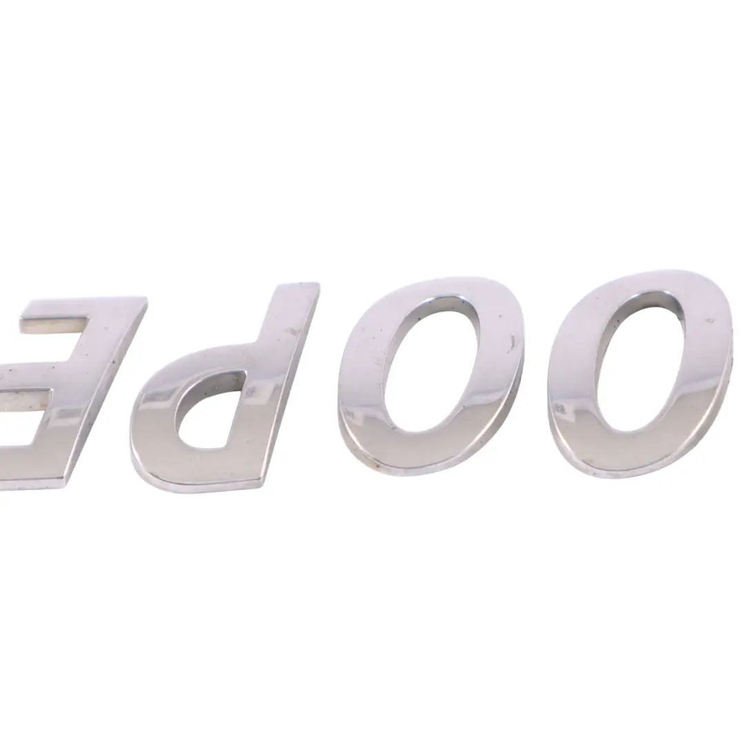 Mini Cooper R53 R55 R56 R57 Boot Trunk Lid Cooper S Lettering Emblem Logo - SKU 2755618-3 - Part number 2755618