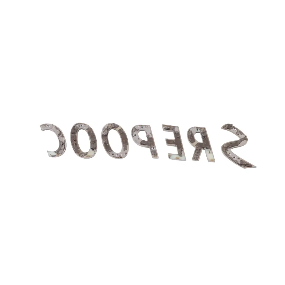 Mini Cooper R53 R55 R56 R57 Couvercle de coffre Cooper S Lettering Emblem Logo - SKU 2755618-3 - Numéro de pièce 2755618