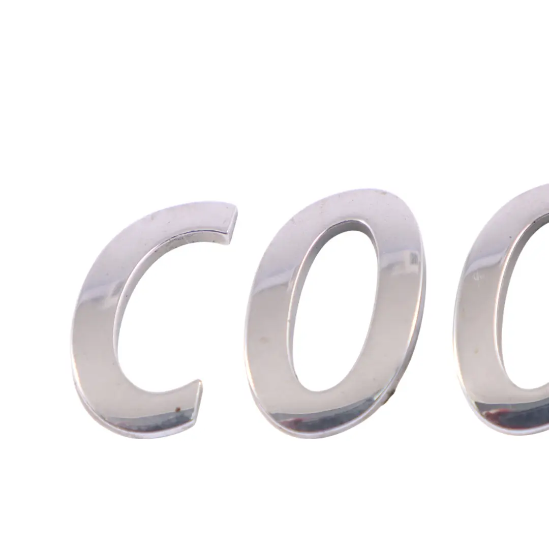 Tapa del maletero Cooper S Lettering Emblem Logotipo para Mini Cooper R53 R55 R56 R57 con número de pieza 2755618 Mini Cooper R53 R55 R56 R57 Tapa del maletero Cooper S Lettering Emblem Logotipo - SKU 2755618-3 - Número de pieza 2755618