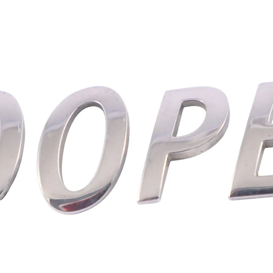 Boot Trunk Lid Cooper S Lettering Emblem Logo to Mini Cooper R53 R55 R56 R57 with Part number 2755618 Mini Cooper R53 R55 R56 R57 Boot Trunk Lid Cooper S Lettering Emblem Logo - SKU 2755618-3 - Part number 2755618