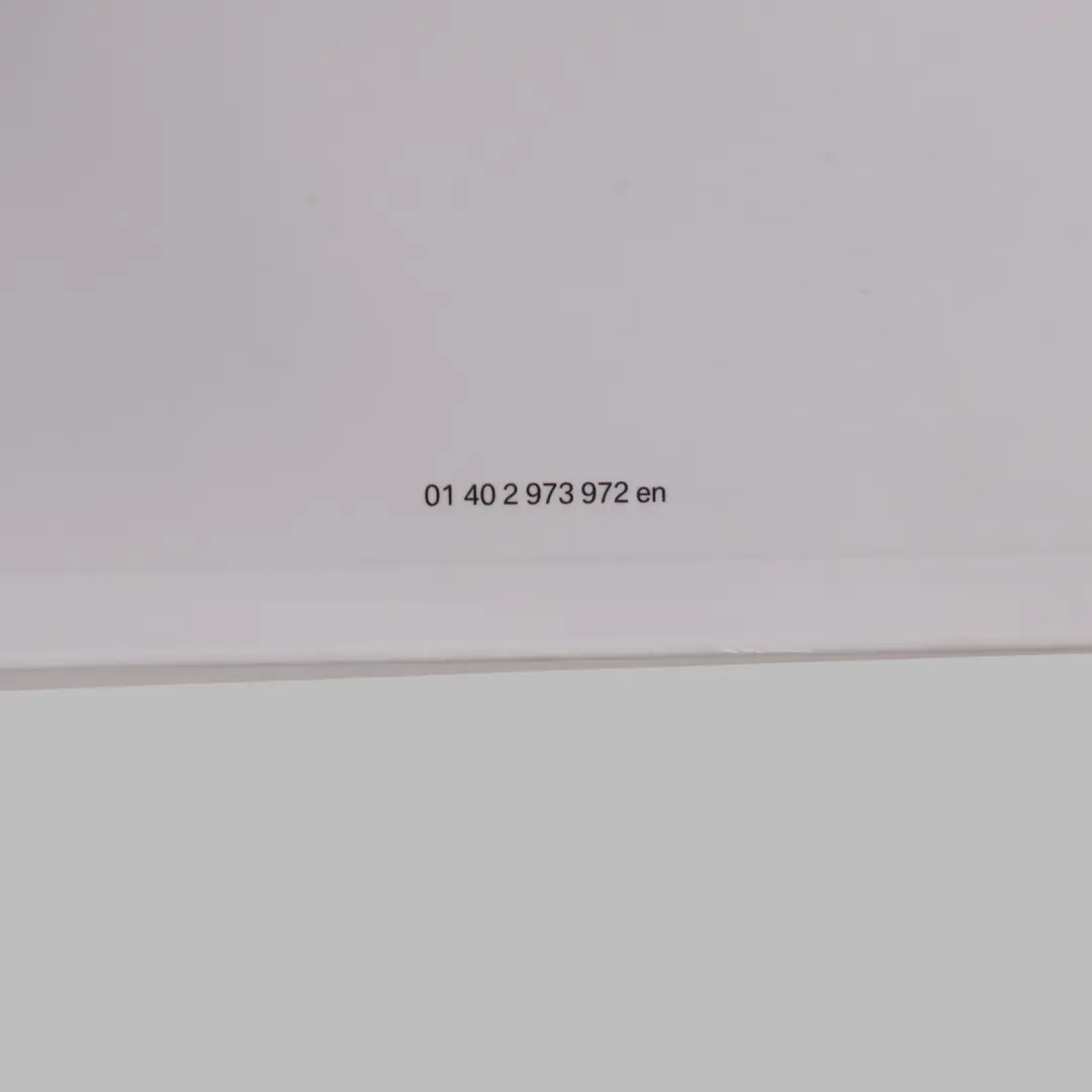 BMW F46 Gran Tourer Owner's Handbook Manual Instructions Book - SKU 2973972 - Part number 2973972