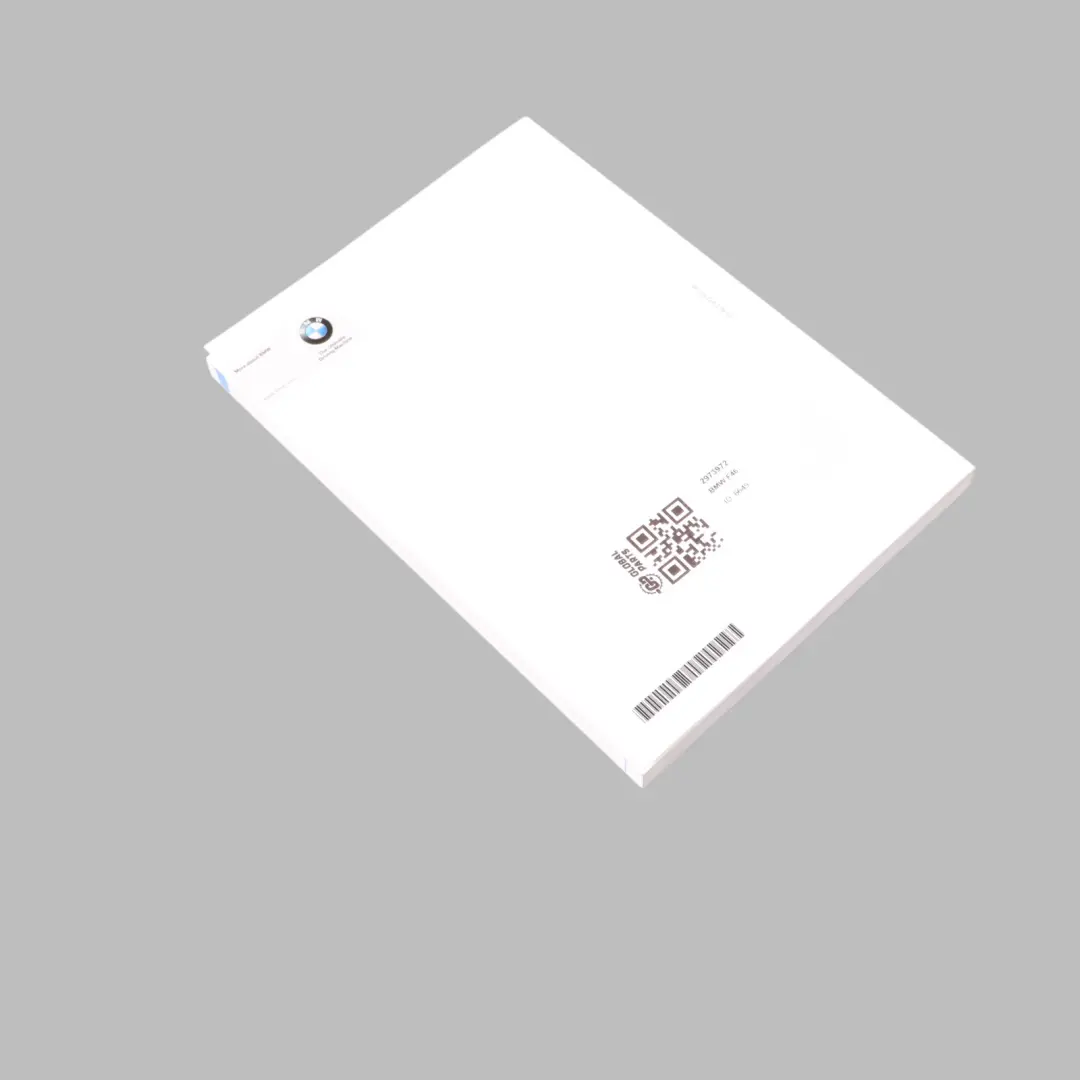 BMW F46 Gran Tourer Owner's Handbook Manual Instructions Book - SKU 2973972 - Part number 2973972