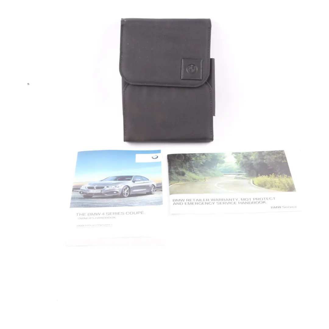 BMW F32 Owner's Handbook Instruction Book Set Wallet Case Pouch - SKU 2978107 - Part number 2978107