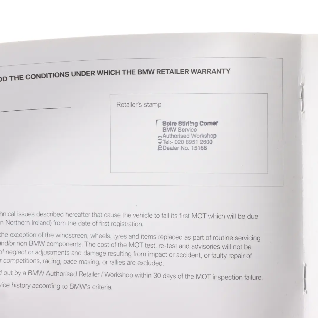 Custodia Portafoglio Libretto Istruzioni Manuale D'Uso per BMW F32 con numero di parte 2978107 BMW F32 Custodia Portafoglio Libretto Istruzioni Manuale D'Uso - SKU 2978107 - Numero di parte 2978107
