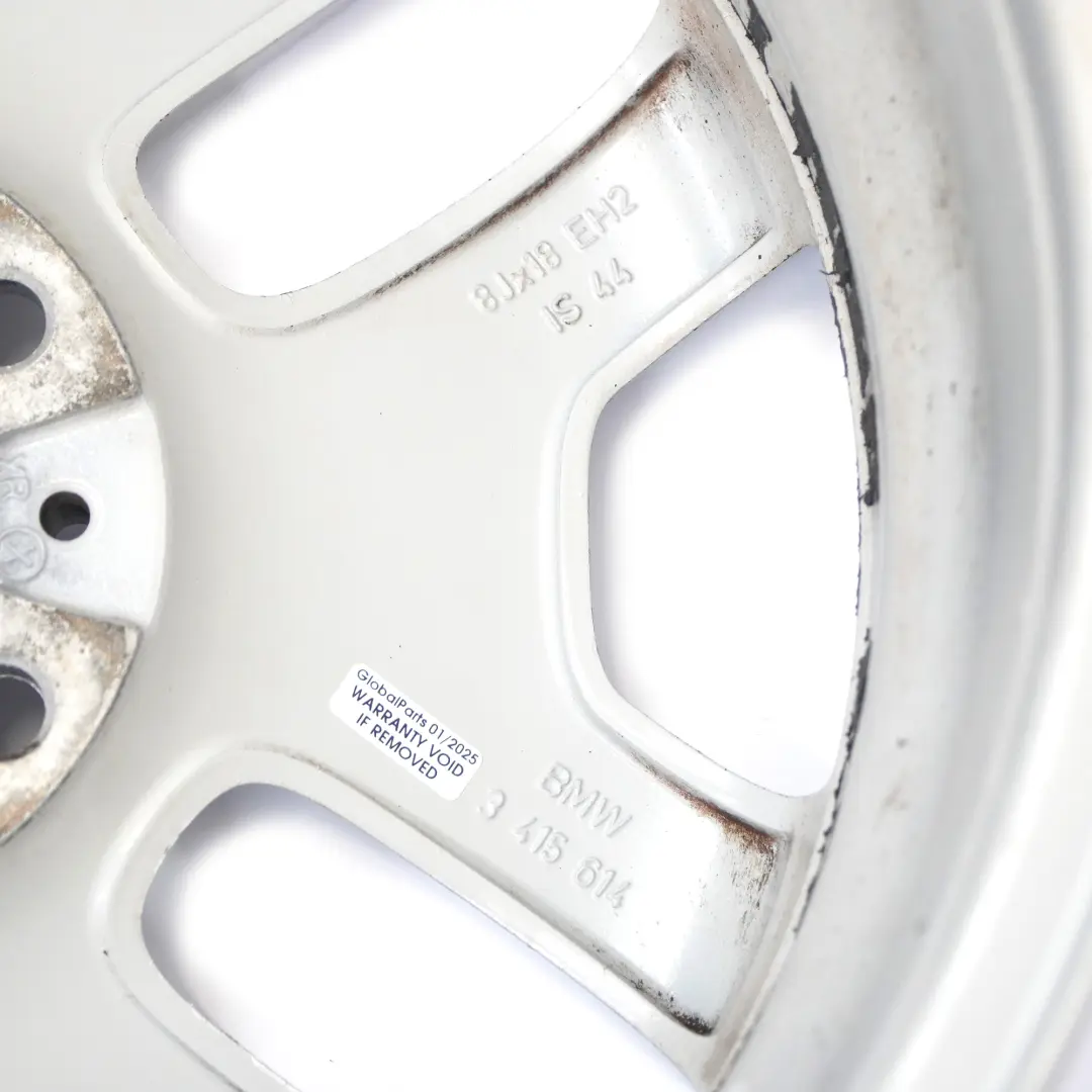 Front Alloy Wheel Rim 18" M Double Spoke 192 8J ET:44 to BMW X3 E83 with Part number 3415614 BMW X3 E83 Front Alloy Wheel Rim 18" M Double Spoke 192 8J ET:44 - SKU 3415614-6 - Part number 3415614