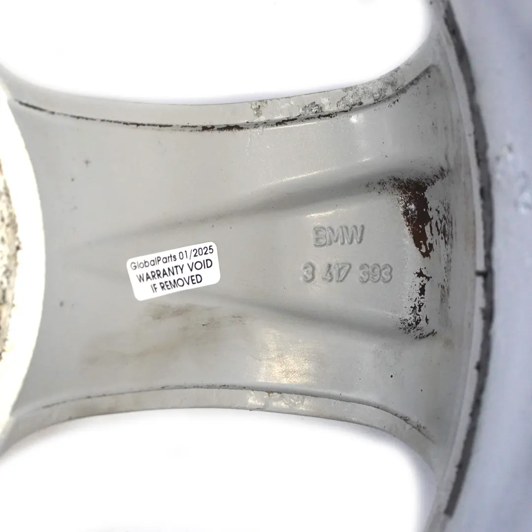  Felga Aluminiowa BMW X3 E83 Silver 17" Star Spoke 204 ET:46 8J - SKU 3417393-4 - Numer Części 3417393