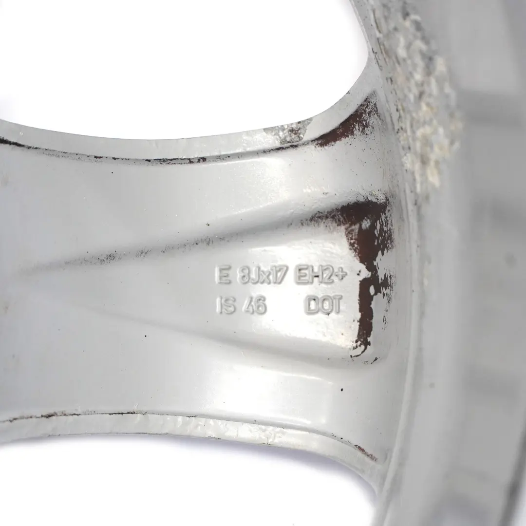  Felga Aluminiowa BMW X3 E83 Silver 17" Star Spoke 204 ET:46 8J - SKU 3417393-4 - Numer Części 3417393