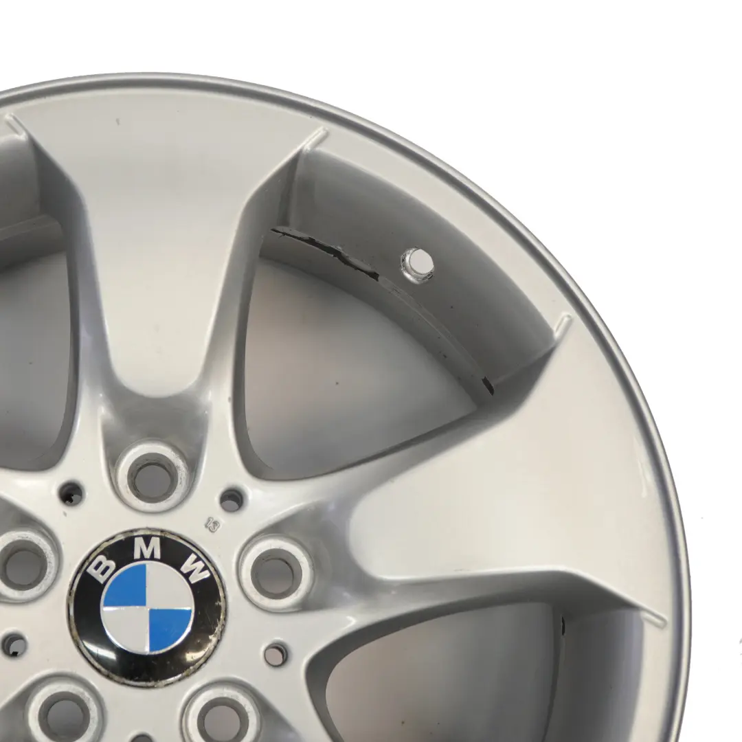  Felga Aluminiowa BMW X3 E83 Silver 17" Star Spoke 204 ET:46 8J - SKU 3417393-4 - Numer Części 3417393
