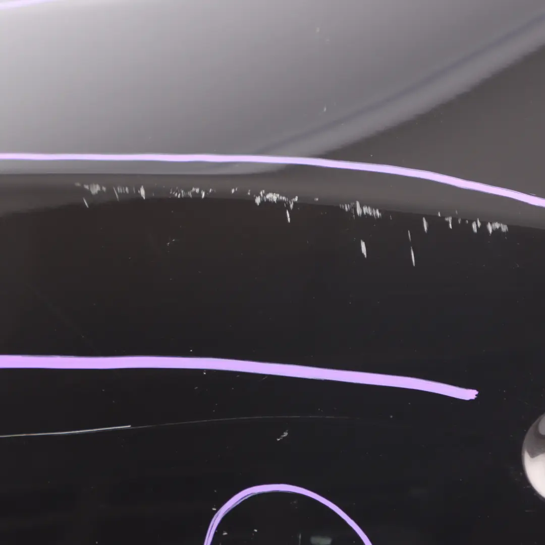 BMW Z4 E86 Side Panel Rear Right O/S Wing Fender Rubinschwarz Ruby Black - S23 - SKU 3427224-RUB - Part number 3427224