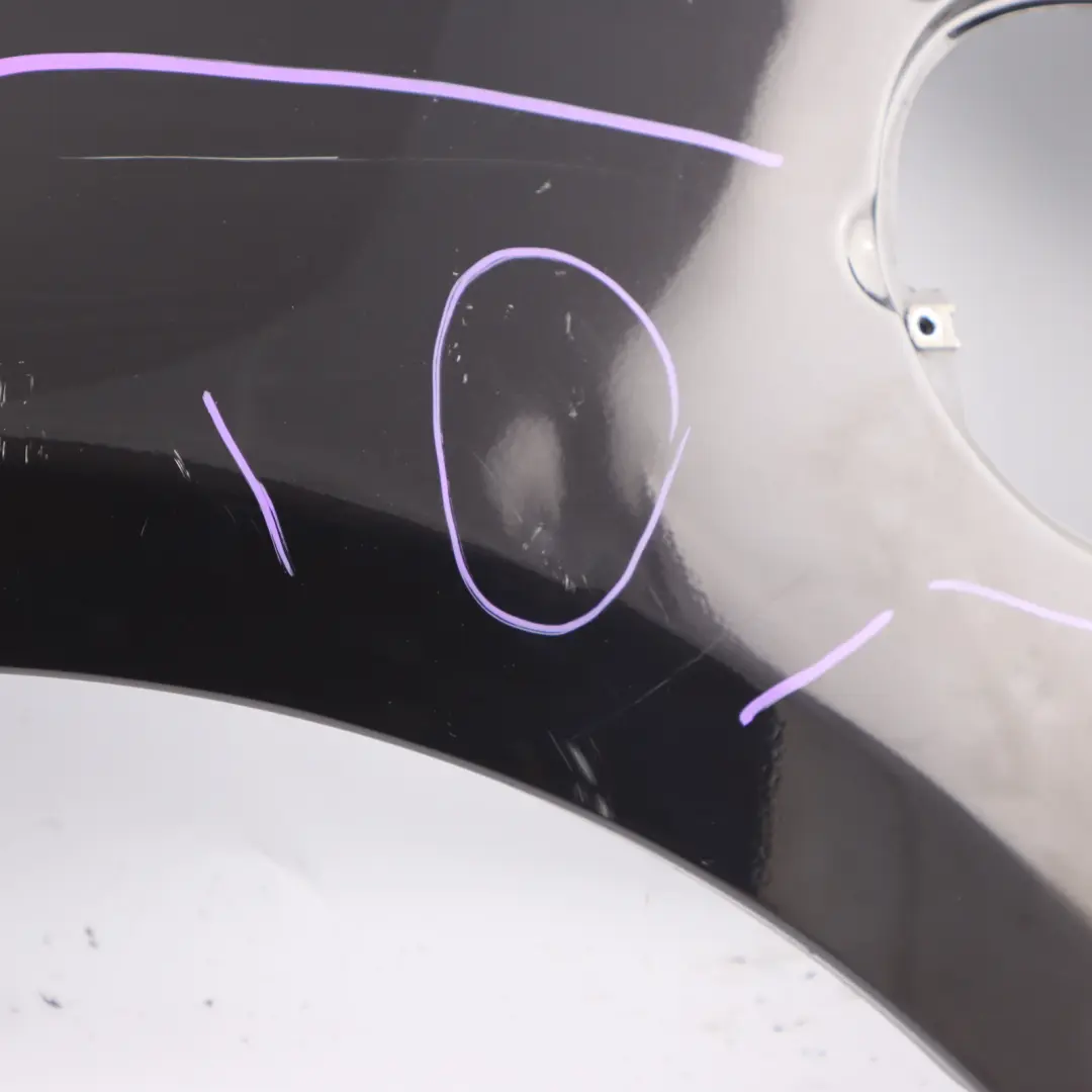 BMW Z4 E86 Side Panel Rear Right O/S Wing Fender Rubinschwarz Ruby Black - S23 - SKU 3427224-RUB - Part number 3427224