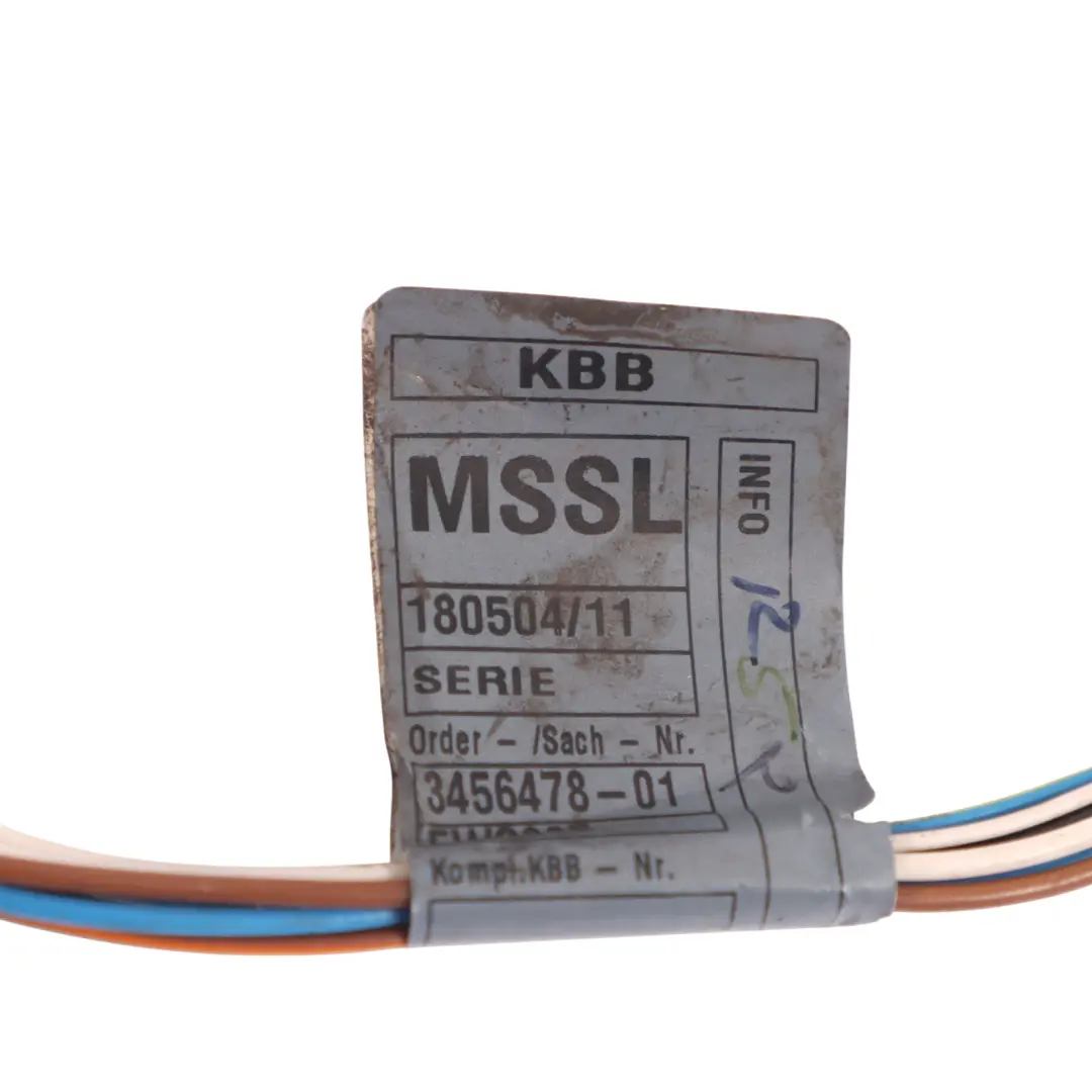Mini R58 Door Module Harness Wiring Loom Cable Set Driver's Side - SKU 3456478 - Part number 3456478
