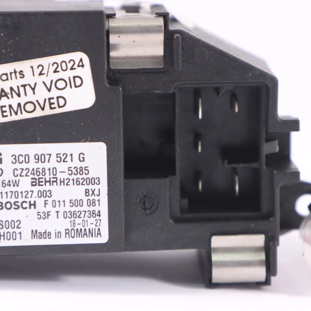 Heizung Gebläse Motor Widerstand für Audi Q3 8U mit Teilenummer 3C0907521G Audi Q3 8U Heizung Gebläse Motor Widerstand - SKU 3C0907521G - Teilenummer 3C0907521G