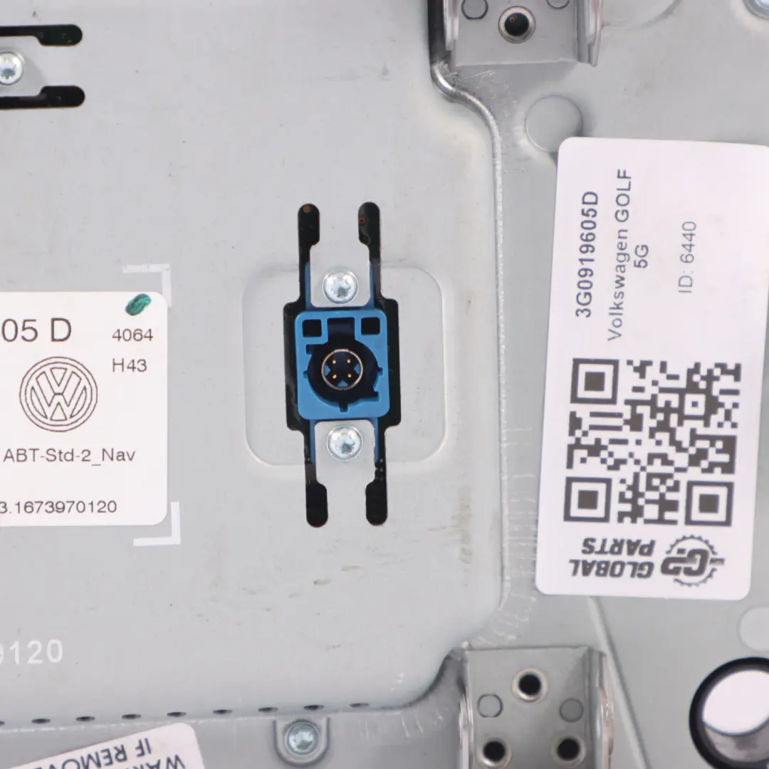 Ekran Wyświetlacz Radia Nawigacji do VW Volkswagen Golf 7 o numerze 3G0919605D VW Volkswagen Golf 7 Ekran Wyświetlacz Radia Nawigacji - SKU 3G0919605D - Numer Części 3G0919605D