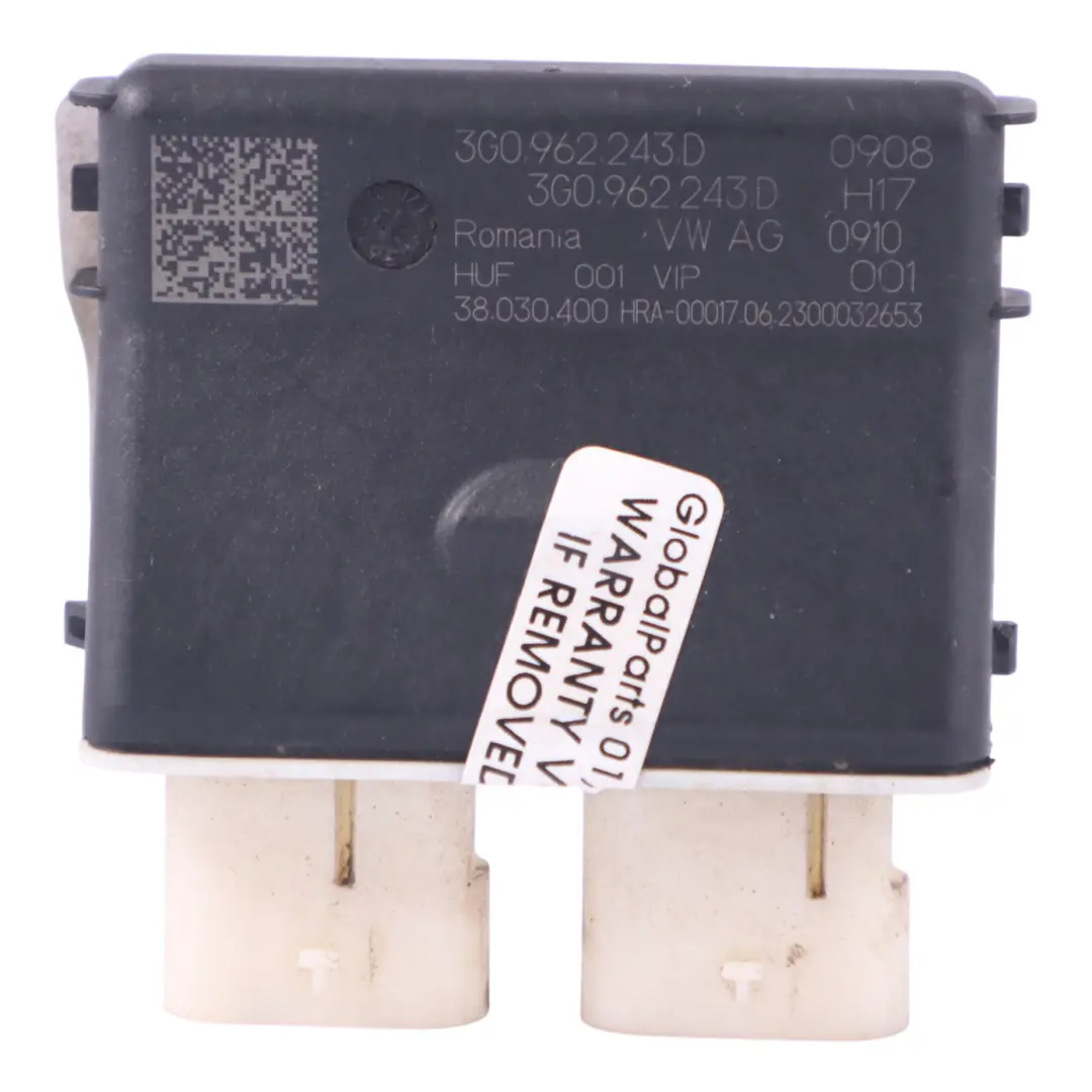 Boot Lid Tailgate Opening Control Module Unit to Audi A4 B9 Rear Hatch with Part number 3G0962243D Audi A4 B9 Rear Hatch Boot Lid Tailgate Opening Control Module Unit - SKU 3G0962243D - Part number 3G0962243D