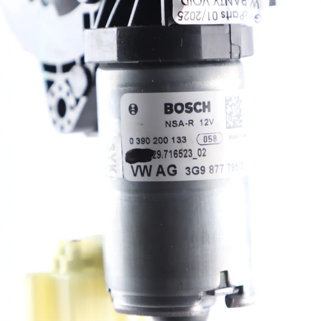 Volkswagen Seat Skoda Audi Moteur Toit Ouvrant Panoramique Arrière - SKU 3G9877795G - Numéro de pièce 3G9877795G
