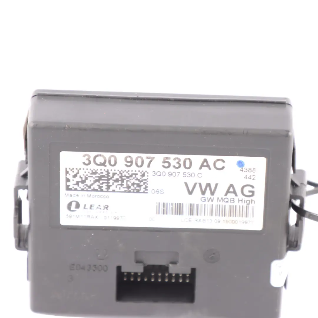 Audi A3 8V Modulo Di Controllo Dell'Interfaccia Diagnostica Gateway - SKU 3Q0907530AC - Numero di parte 3Q0907530AC