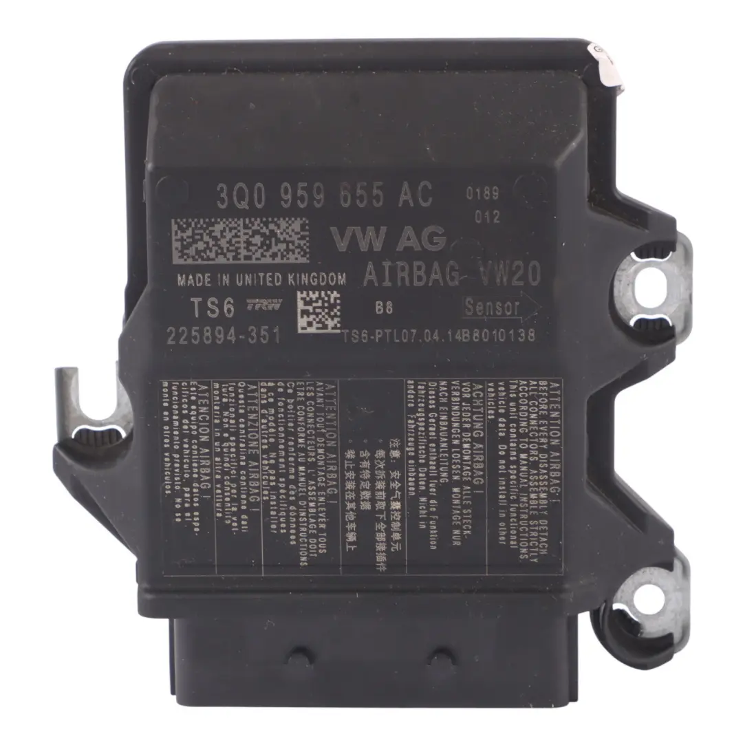 Skoda Octavia 5E Air Module Control Unit ECU Module Sensor - SKU 3Q0959655AC - Part number 3Q0959655AC
