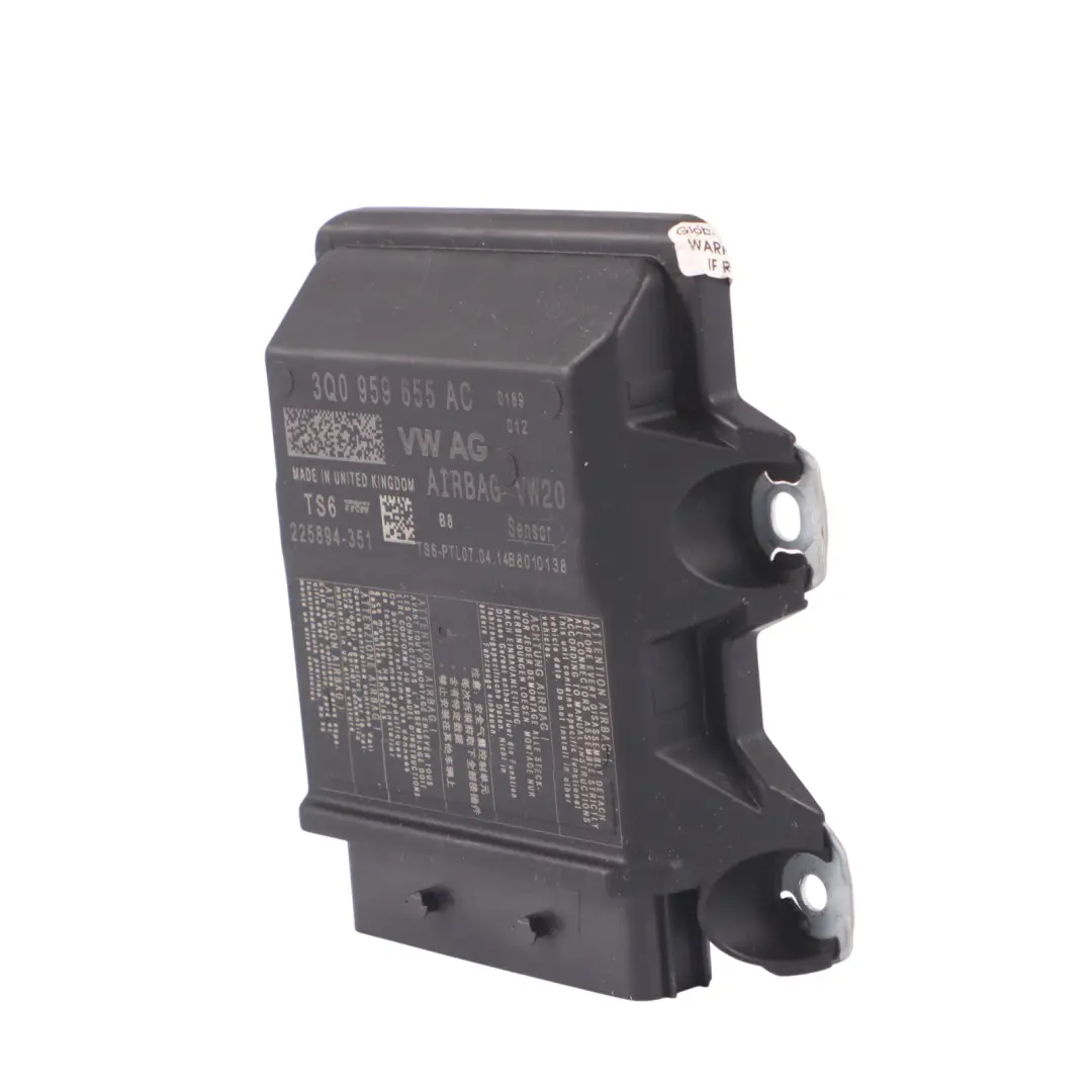 Skoda Octavia 5E Moduł Sterownik Poduszek Powietrznych ECU - SKU 3Q0959655AC - Numer Części 3Q0959655AC