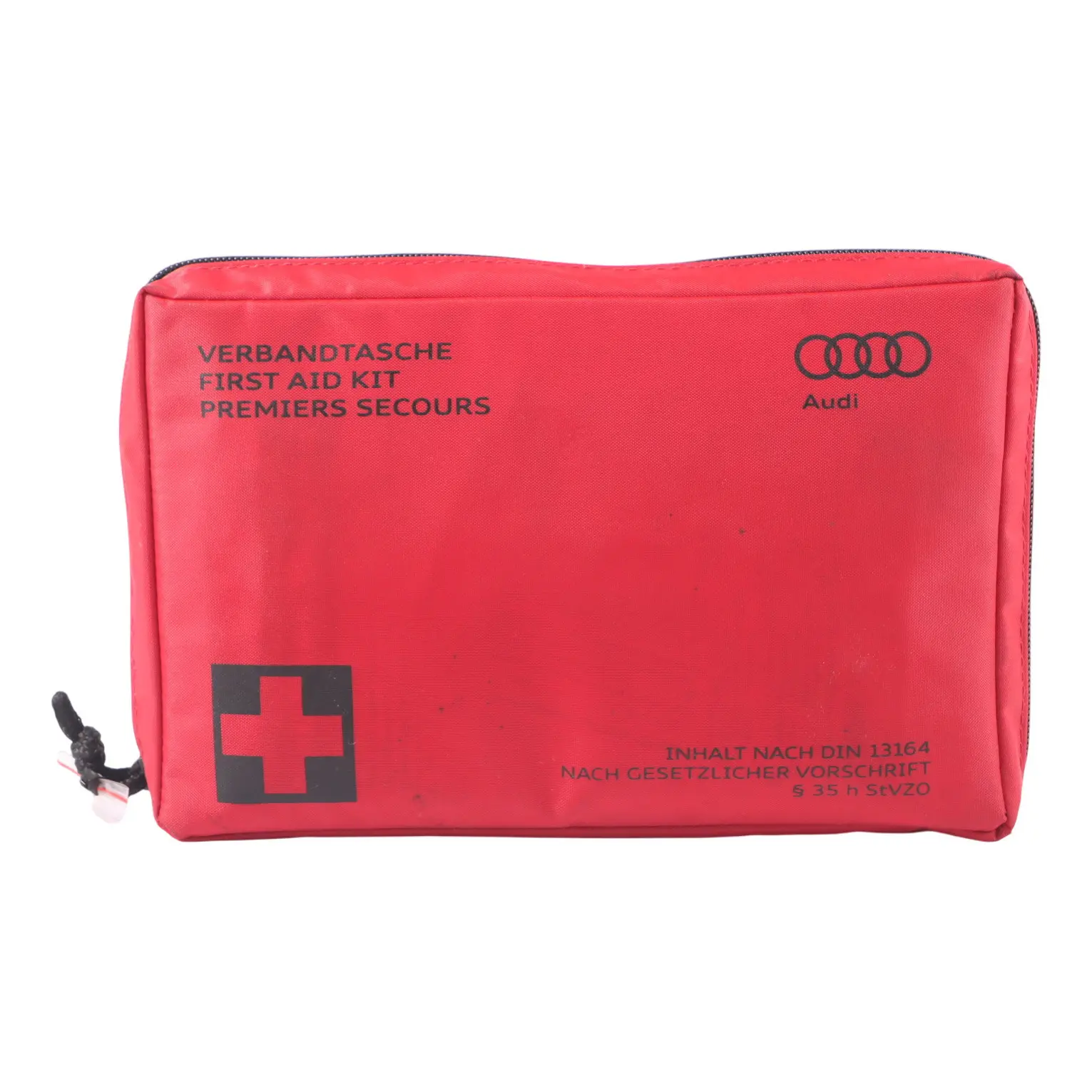 Audi A7 4G8 Emergency First Aid Kit Set Pouch Bandages Red Bag 4E0860282A