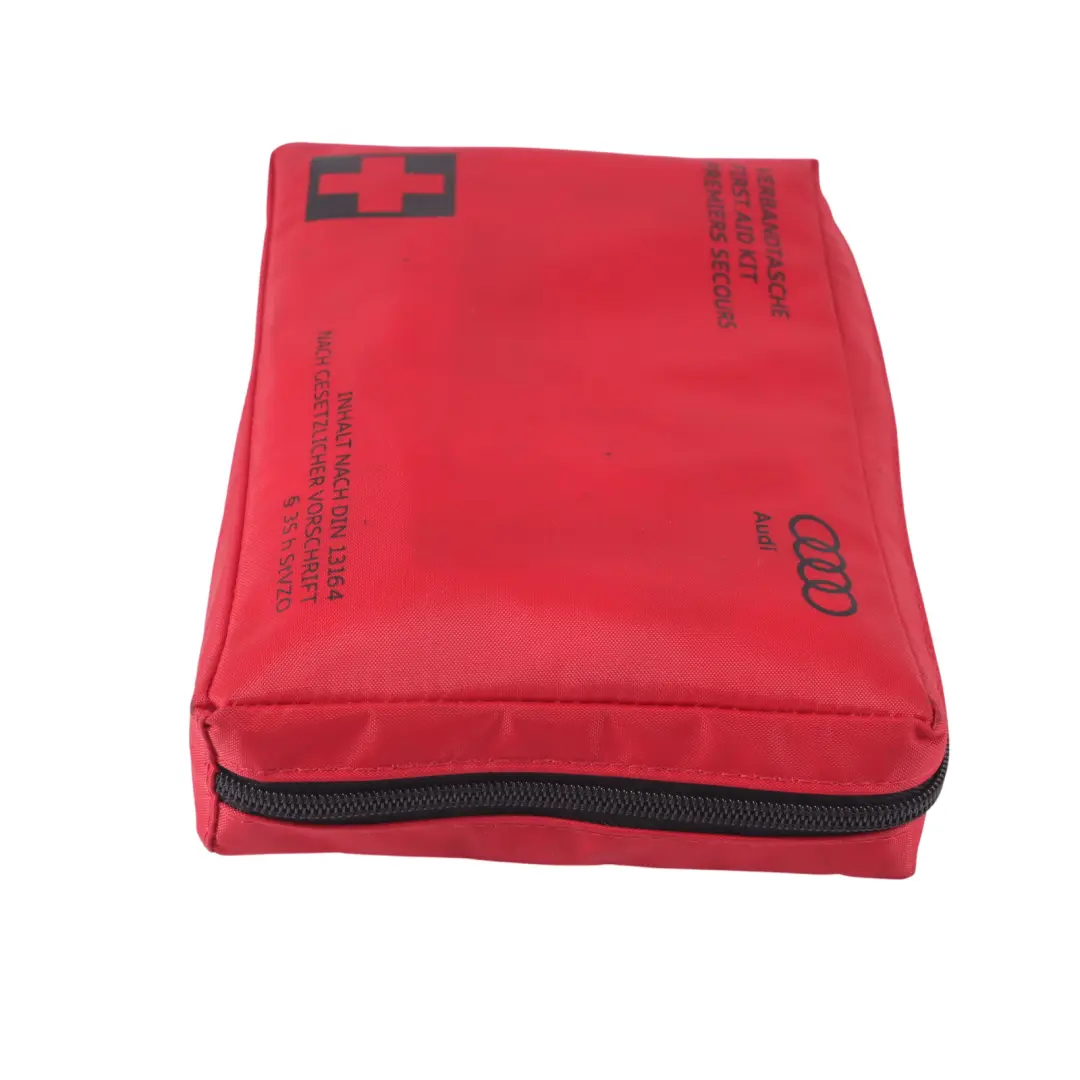 Audi A7 4G8 Emergency First Aid Kit Set Pouch Bandages Red Bag - SKU 4E0860282A - Part number 4E0860282A