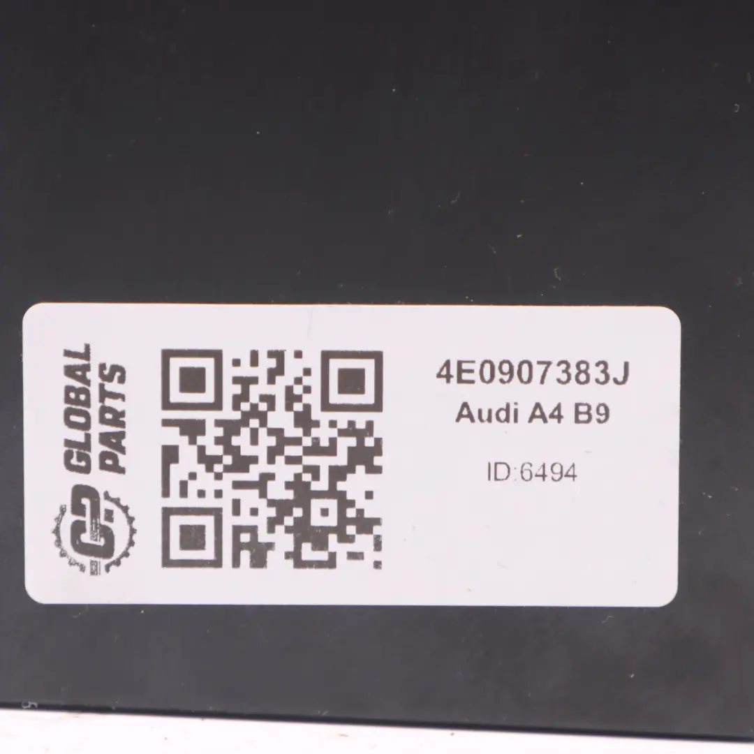 Barra de remolque Remolque Módulo de Control Unidad para Audi A4 B9 con número de pieza 4E0907383J Audi A4 B9 Barra de remolque Remolque Módulo de Control Unidad - SKU 4E0907383J - Número de pieza 4E0907383J