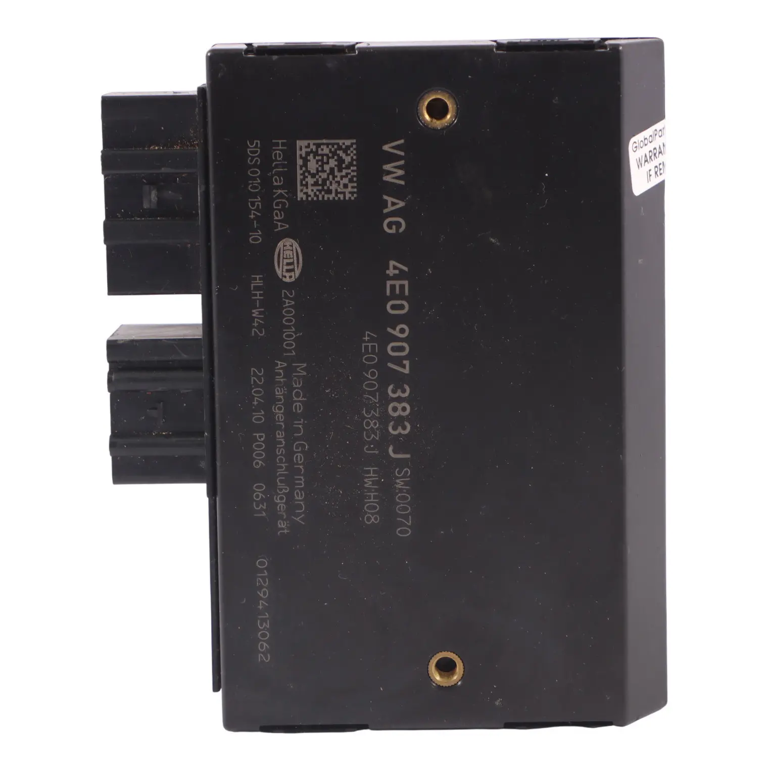 Audi A4 B9 Tow Bar Trailer Towing Control Module Unit 4E0907383J