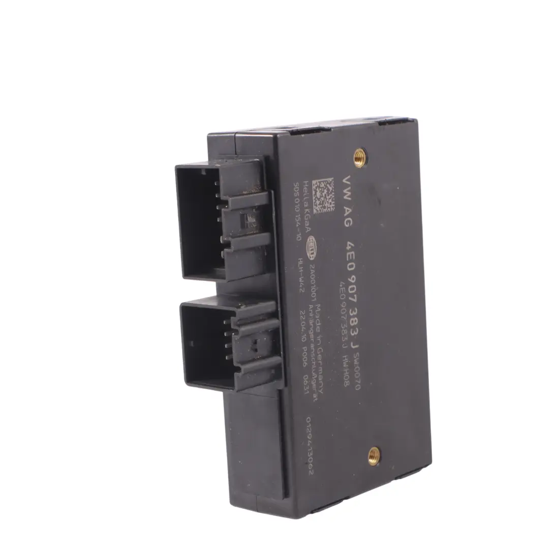 Barre remorquage Module contrôle remorquage pour Audi A4 B9 à propos du numéro de pièce 4E0907383J Audi A4 B9 Barre remorquage Module contrôle remorquage - SKU 4E0907383J - Numéro de pièce 4E0907383J