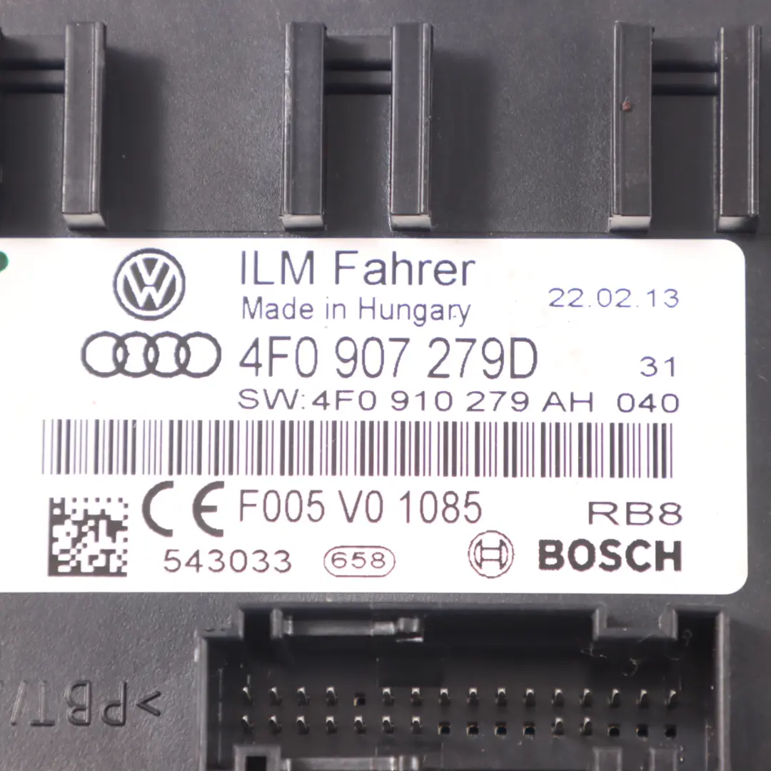 Audi Q7 4L Comfort Control Module Unit ECU - SKU 4F0907279D - Part number 4F0907279D
