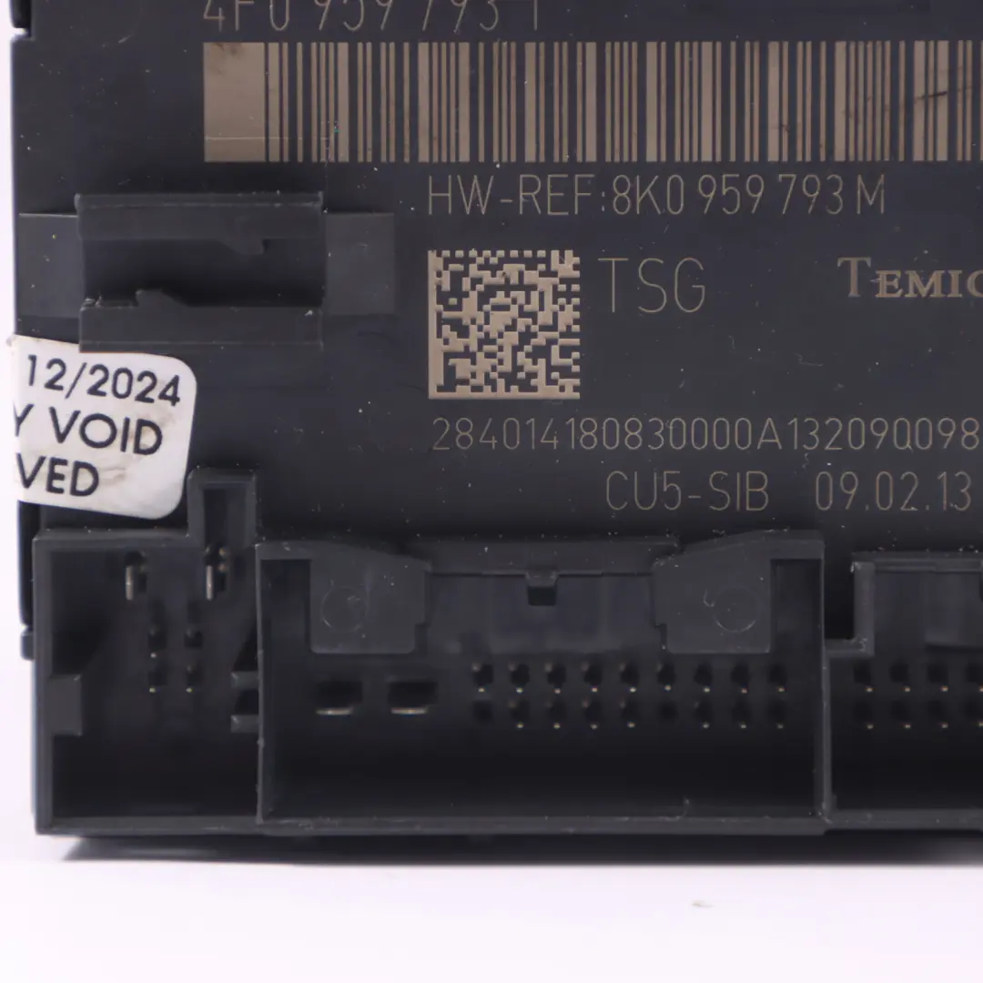 Audi Q7 4L Moduł Sterownik Drzwi Kierowcy - SKU 4F0959793T - Numer Części 4F0959793T