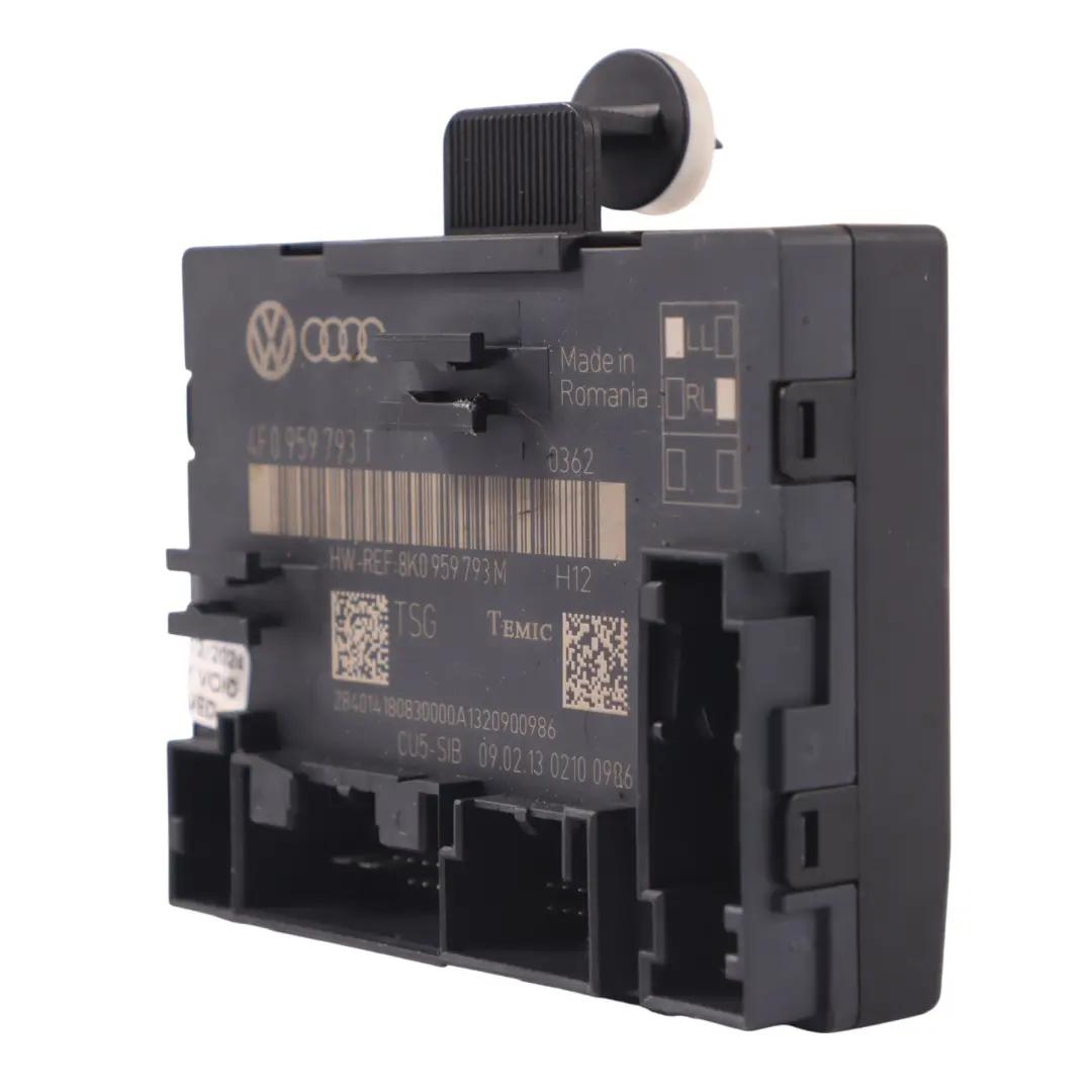 Modulo porta anteriore lato guida Unità di controllo ECU per Audi Q7 4L con numero di parte 4F0959793T Audi Q7 4L Modulo porta anteriore lato guida Unità di controllo ECU - SKU 4F0959793T - Numero di parte 4F0959793T