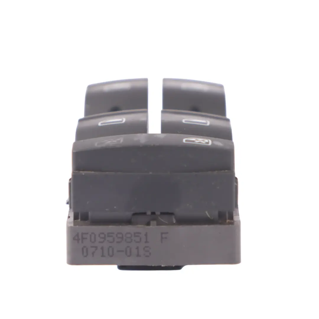 Front Electric Window Control Switch Panel Driver's Side to Audi S3 8P with Part number 4F0959851F Audi S3 8P Front Electric Window Control Switch Panel Driver's Side - SKU 4F0959851F - Part number 4F0959851F