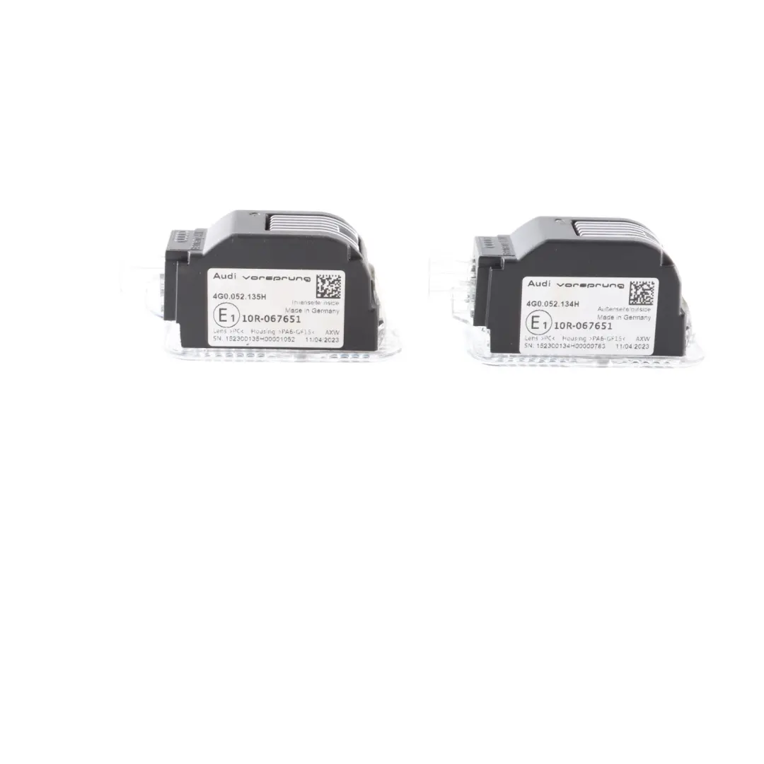 8Y Door LED Light Projector Vorsprung Logo Set 4G0052134H 4G0052135H to Audi S3 with Part number 4G0052133M Audi S3 8Y Door LED Light Projector Vorsprung Logo Set 4G0052134H 4G0052135H - SKU 4G0052133M - Part number 4G0052133M