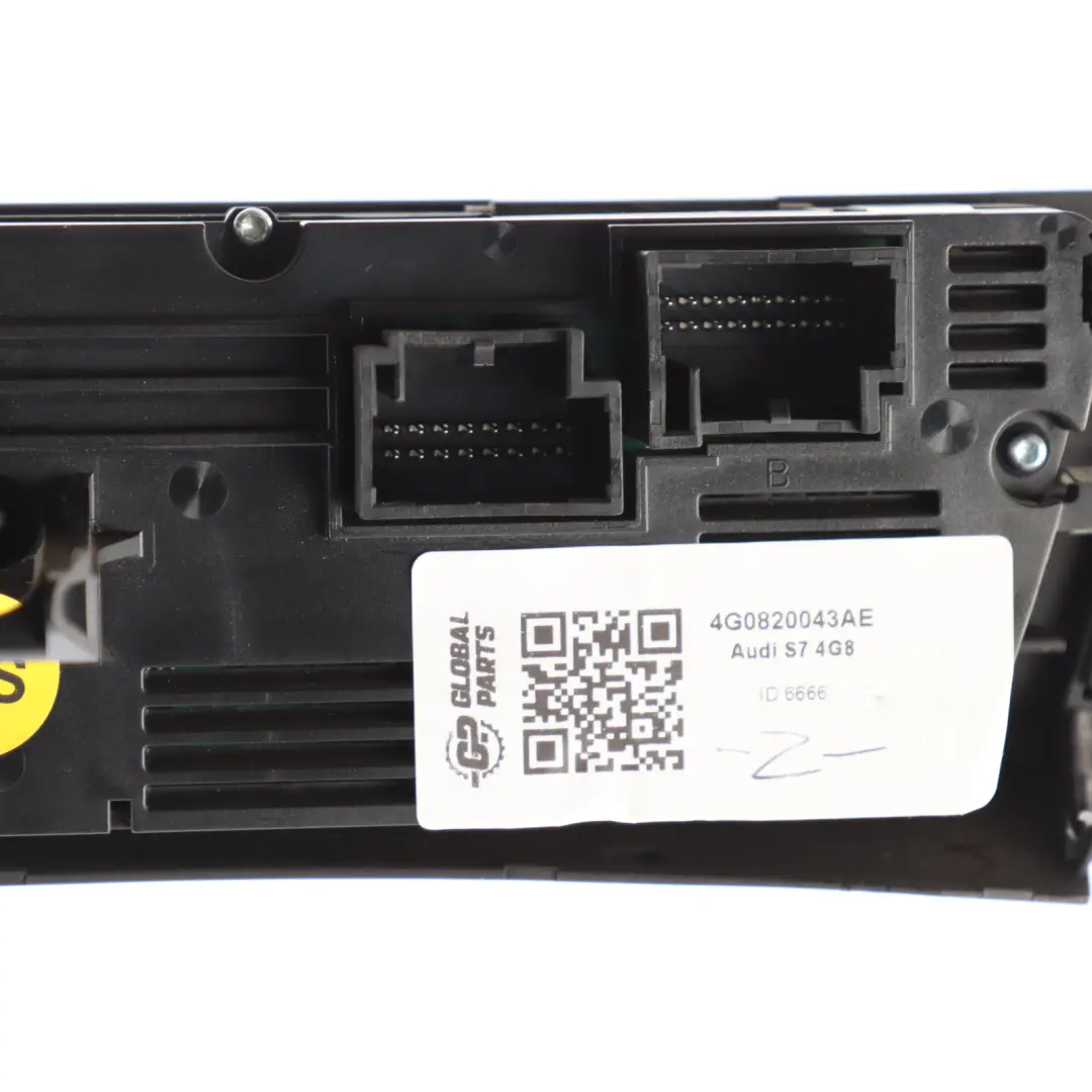 Dashboard Climate Control Panel Heated Seat Switch to Audi A7 4G A6 C6 with Part number 4G0820043AE Audi A7 4G A6 C6 Dashboard Climate Control Panel Heated Seat Switch - SKU 4G0820043AE - Part number 4G0820043AE
