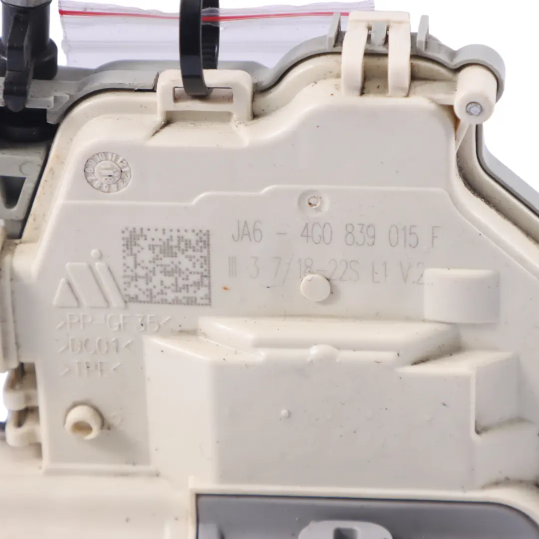 Mk2 FY Mécanisme verrouillage porte arrière gauche pour Audi Q5 à propos du numéro de pièce 4G0839015F Audi Q5 Mk2 FY Mécanisme verrouillage porte arrière gauche - SKU 4G0839015F-1 - Numéro de pièce 4G0839015F