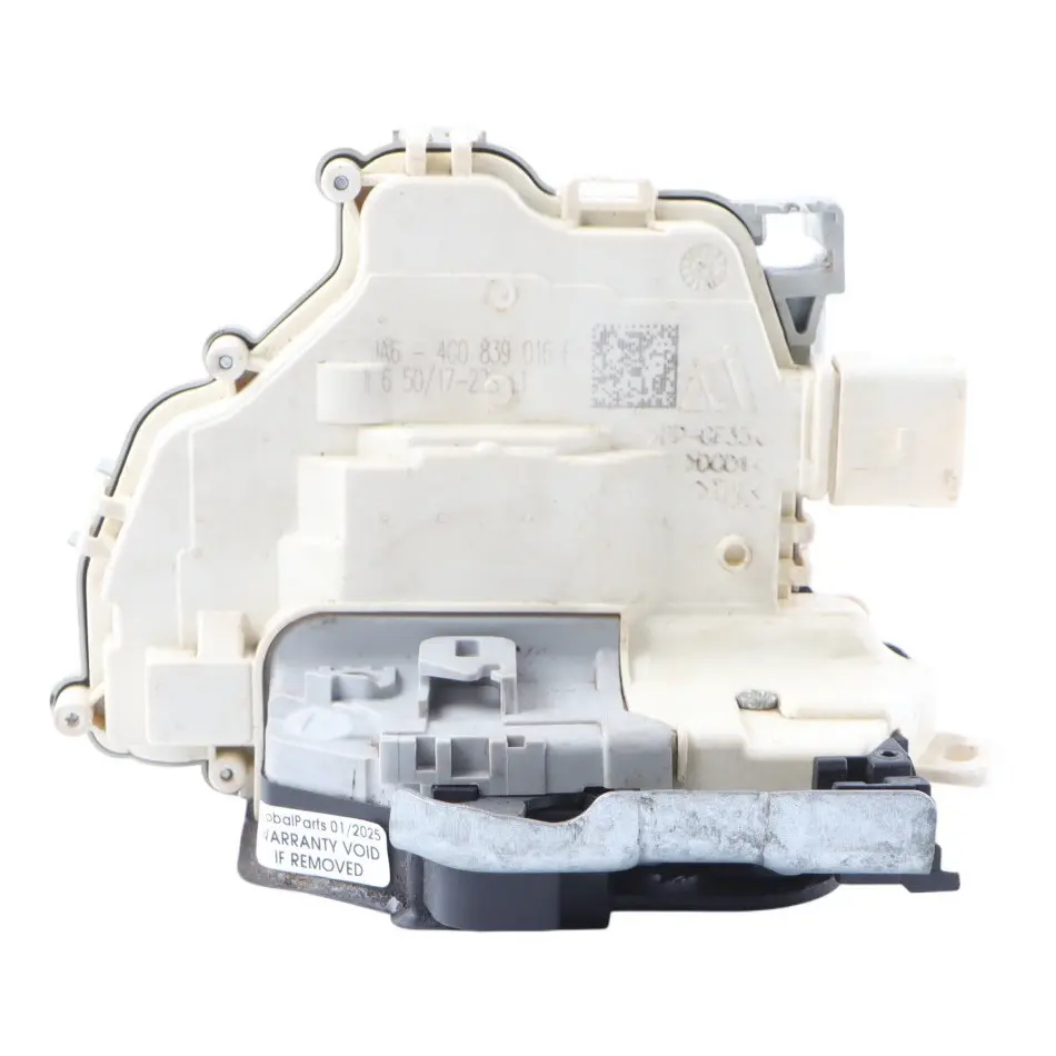 Meccanismo Blocco Porta Posteriore Destra Assembly per Audi A4 B9 Q5 FY con numero di parte 4G0839016F Audi A4 B9 Q5 FY Meccanismo Blocco Porta Posteriore Destra Assembly - SKU 4G0839016F-1 - Numero di parte 4G0839016F