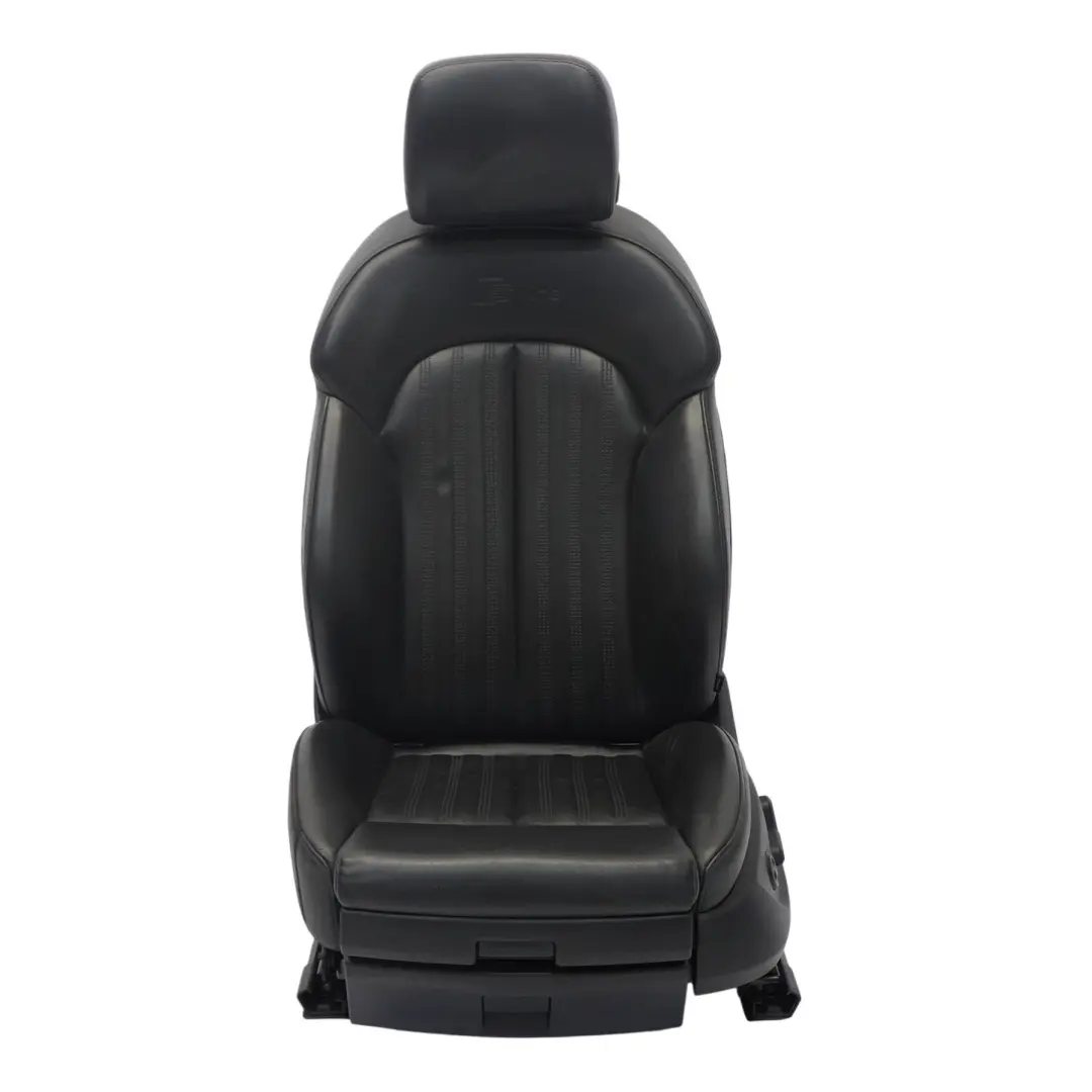 Audi A7 4G Front Sport Seat Left N/S S-Line Heated Memory Leather Soul Black - SKU 4G0881805BD-2 - Part number 4G0881805BD