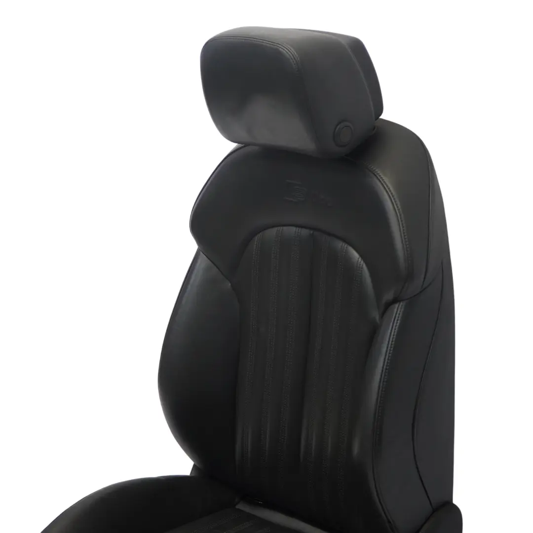 Audi A7 4G Front Sport Seat Left N/S S-Line Heated Memory Leather Soul Black - SKU 4G0881805BD-2 - Part number 4G0881805BD