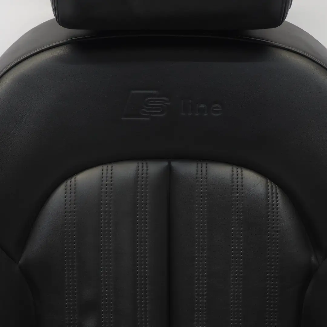 Audi A7 4G Front Sport Seat Left N/S S-Line Heated Memory Leather Soul Black - SKU 4G0881805BD-2 - Part number 4G0881805BD