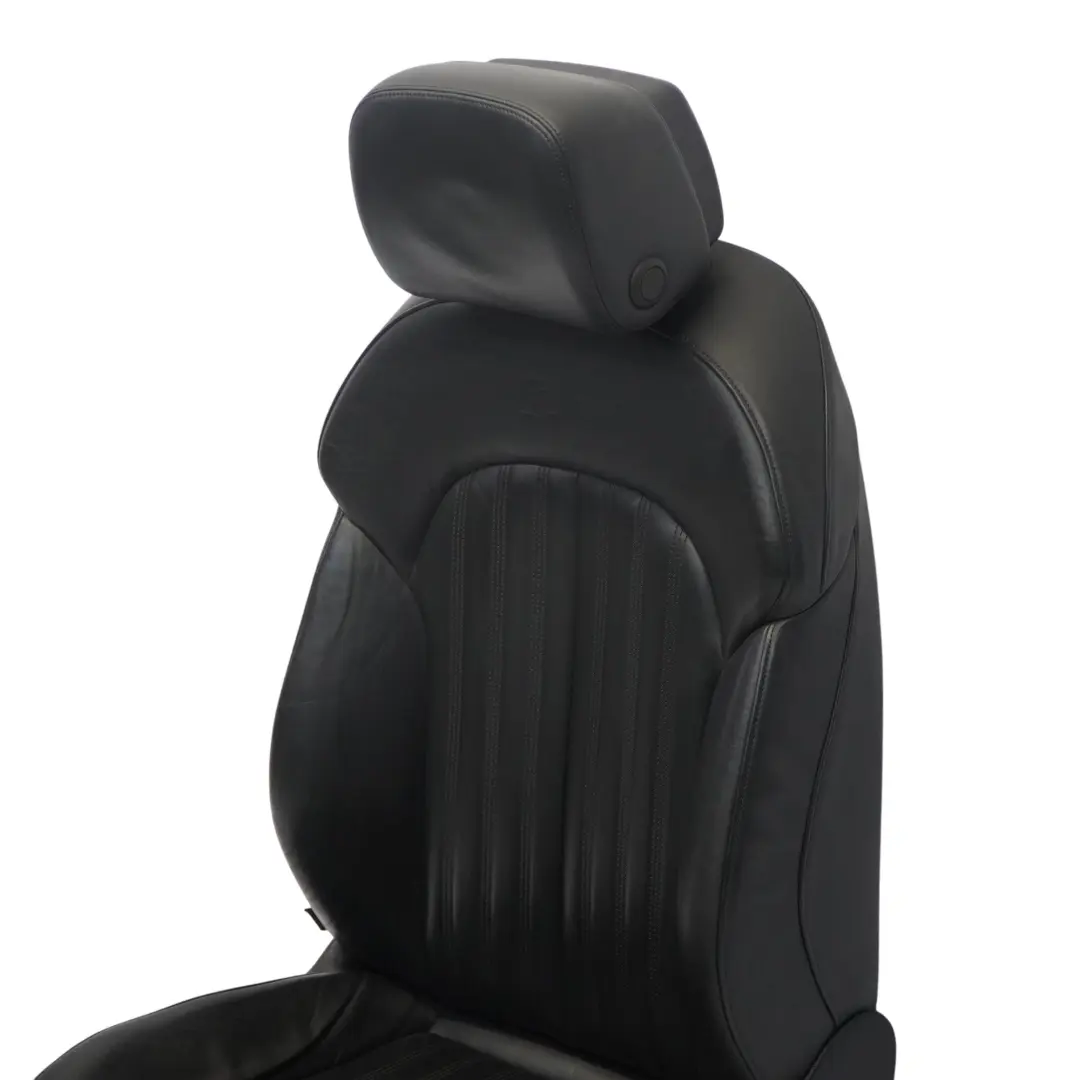 Audi A7 4G Front Sport Seat Right O/S S-Line Heated Memory Leather Soul Black - SKU 4G0881806BD-2 - Part number 4G0881806BD