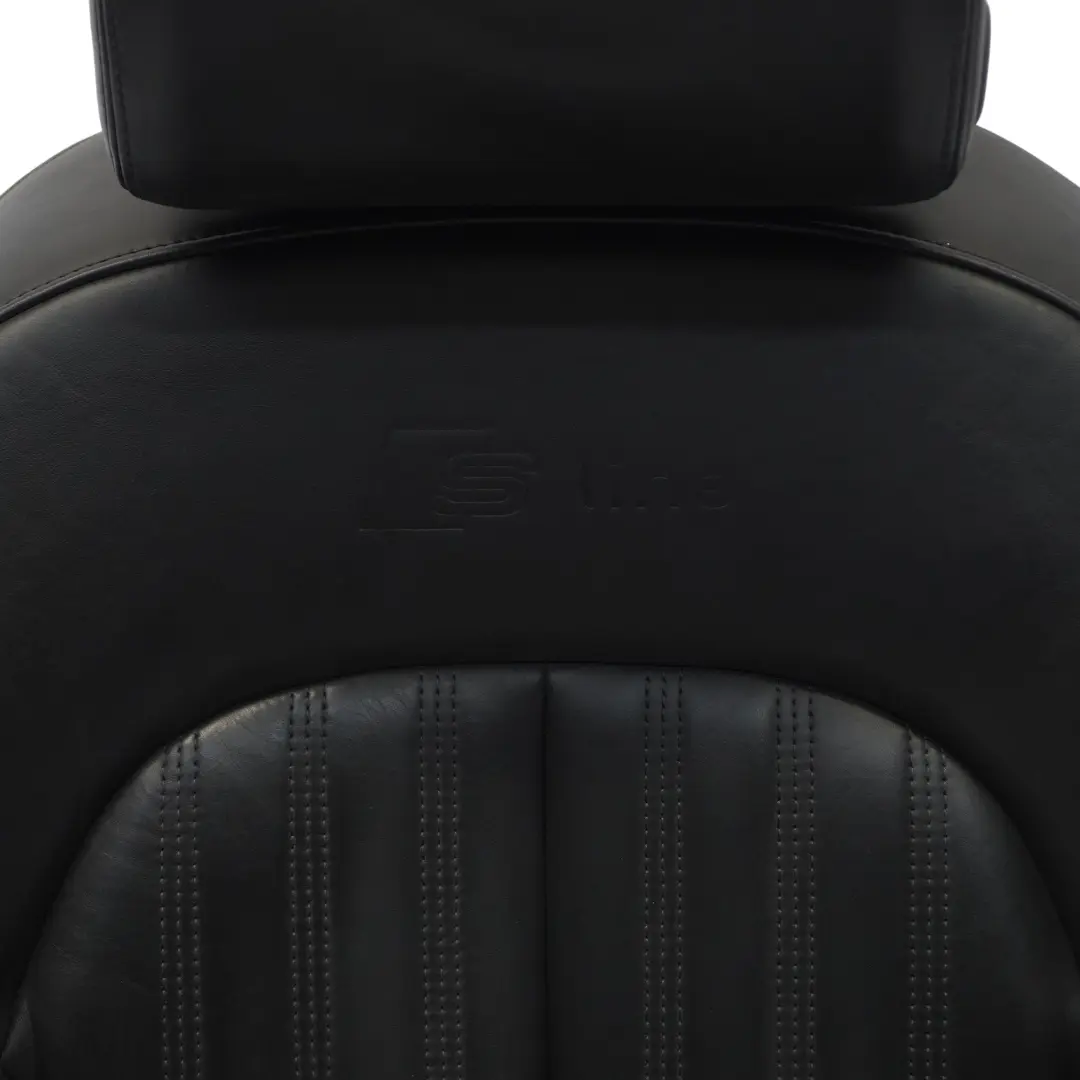 Asiento Deportivo Delantero Derecho S-Line Calefaccionado Cuero Negro para Audi A7 4G con número de pieza 4G0881806BD Audi A7 4G Asiento Deportivo Delantero Derecho S-Line Calefaccionado Cuero Negro - SKU 4G0881806BD-2 - Número de pieza 4G0881806BD