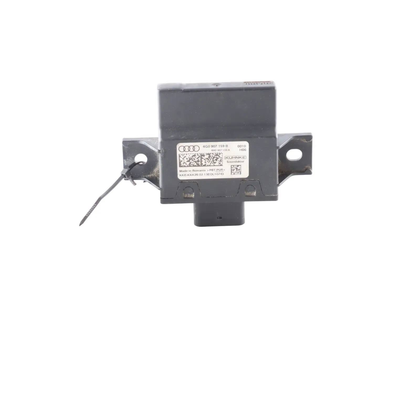 Audi S7 4G8 Alarm Signal Body Sound Impact Control Module Unit 4G0907159B