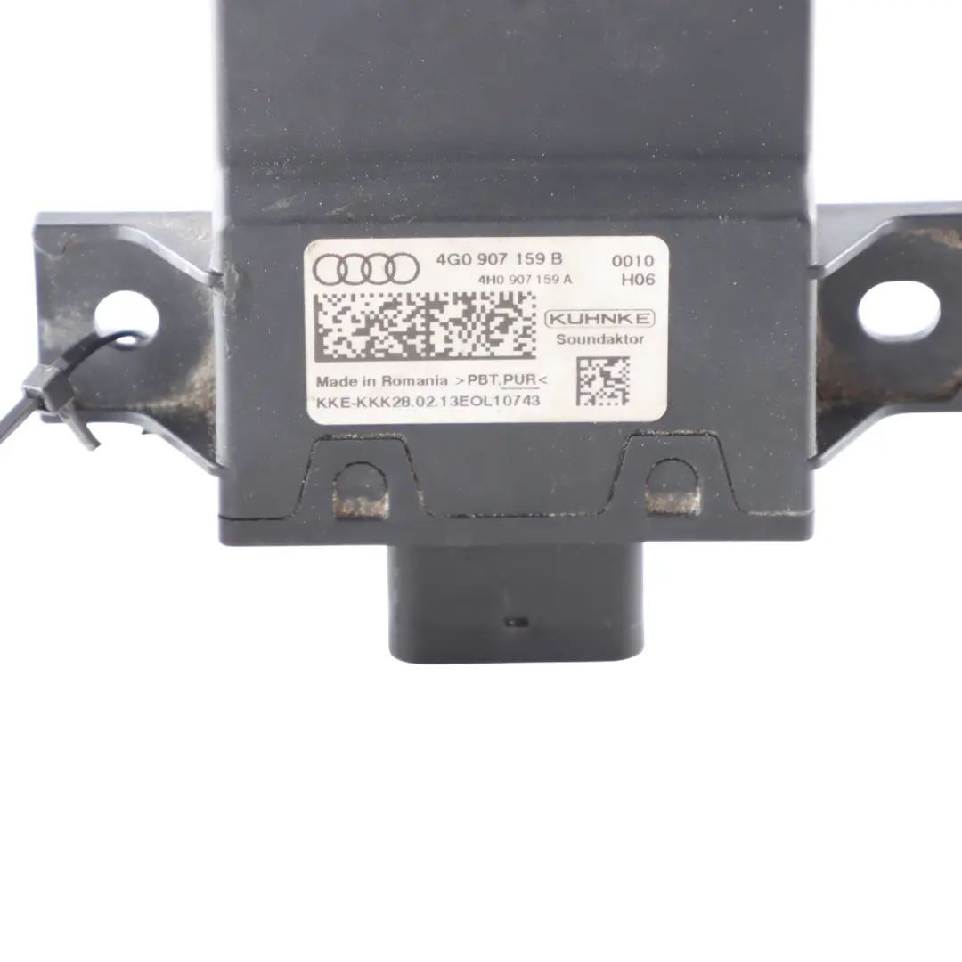 Audi S7 4G8 Señal De Alarma Cuerpo Sonido Unidad Control De Impacto - SKU 4G0907159B - Número de pieza 4G0907159B