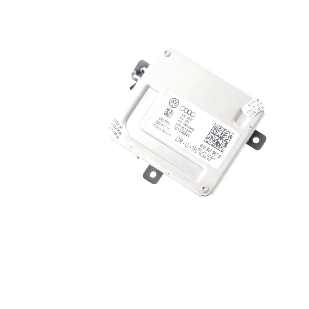Module Xenon Audi S5 8T A7 4G Unité de contrôle du ballast Phare pour à propos du numéro de pièce 4G0907397D Module Xenon Audi S5 8T A7 4G Unité de contrôle du ballast Phare - SKU 4G0907397D - Numéro de pièce 4G0907397D