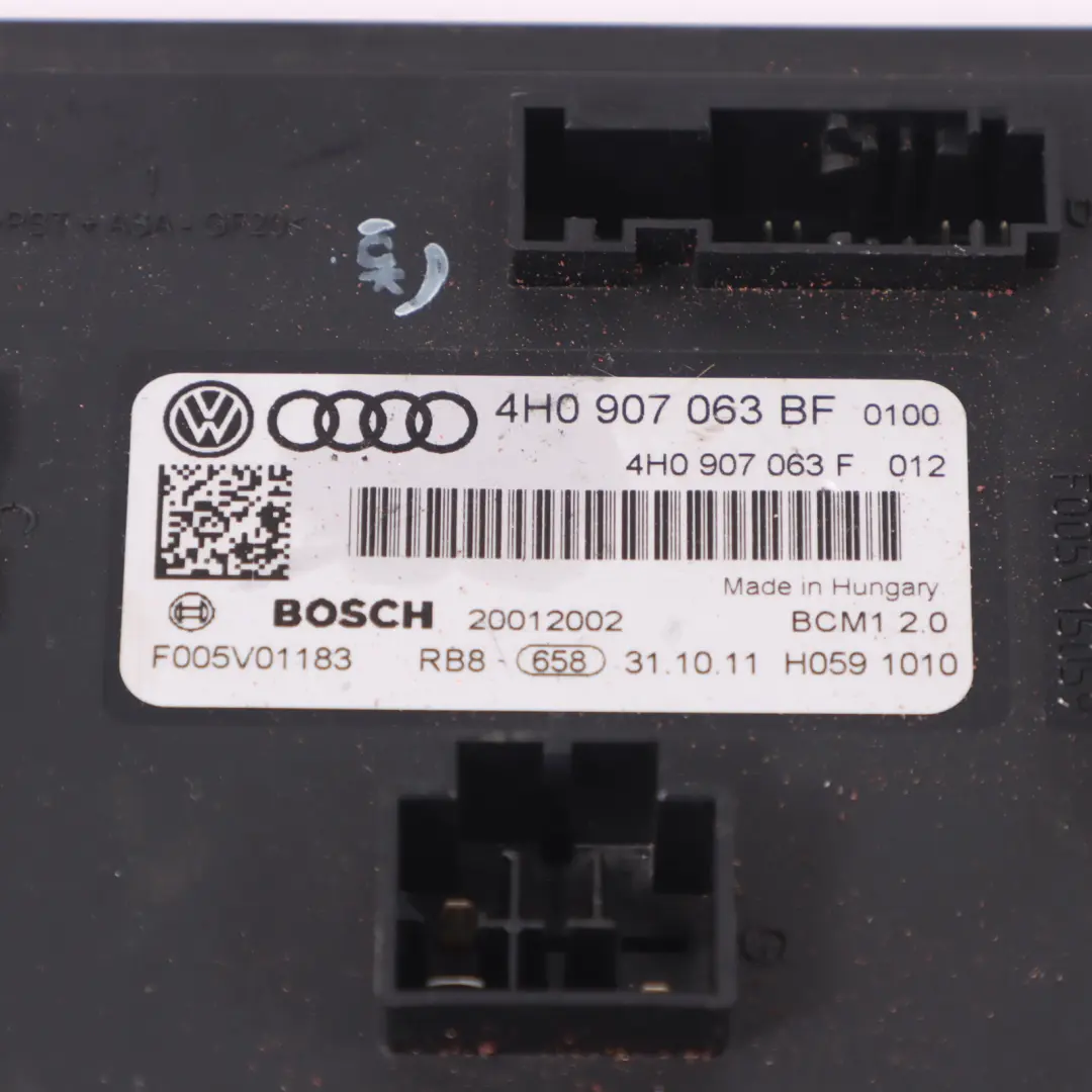 Audi A7 4G 3.0 TDI CDUC Quattro Kit ECU moteur BCM Clé d'allumage 04L907445F - SKU 4G0907401F-1 - Numéro de pièce 4G0907401F