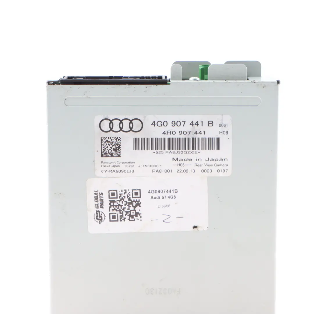 Audi A7 4G Rear Reversing Camera Module View Camera Control Unit ECU - SKU 4G0907441B - Part number 4G0907441B