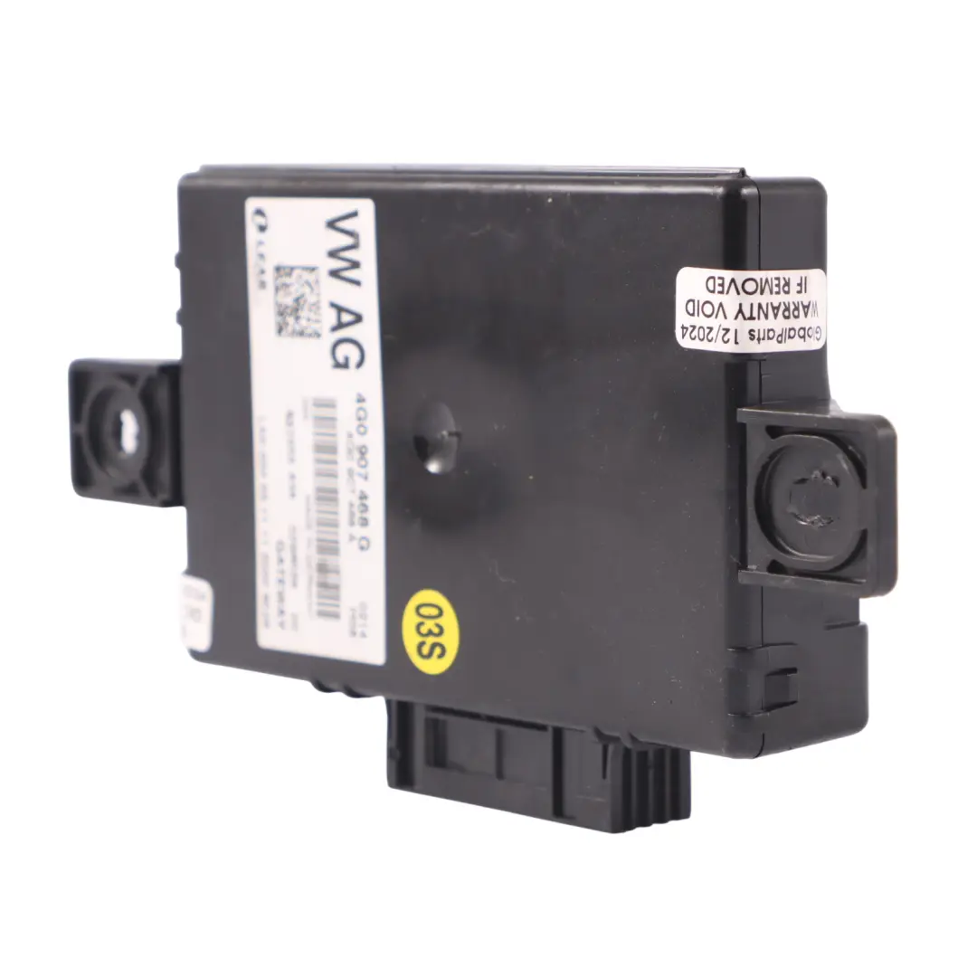 Audi A7 4G8 Central Gateway Control Lear Module Unit ECU - SKU 4G0907468G - Part number 4G0907468G